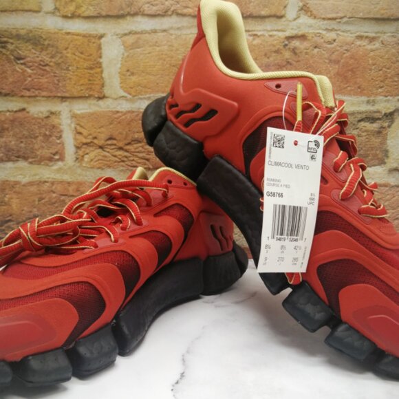 Adidas Climacool Vento Scarlet Red/Black β Size 9 β Brand New G58766 - Picture 2 of 8